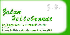 zalan hellebrandt business card